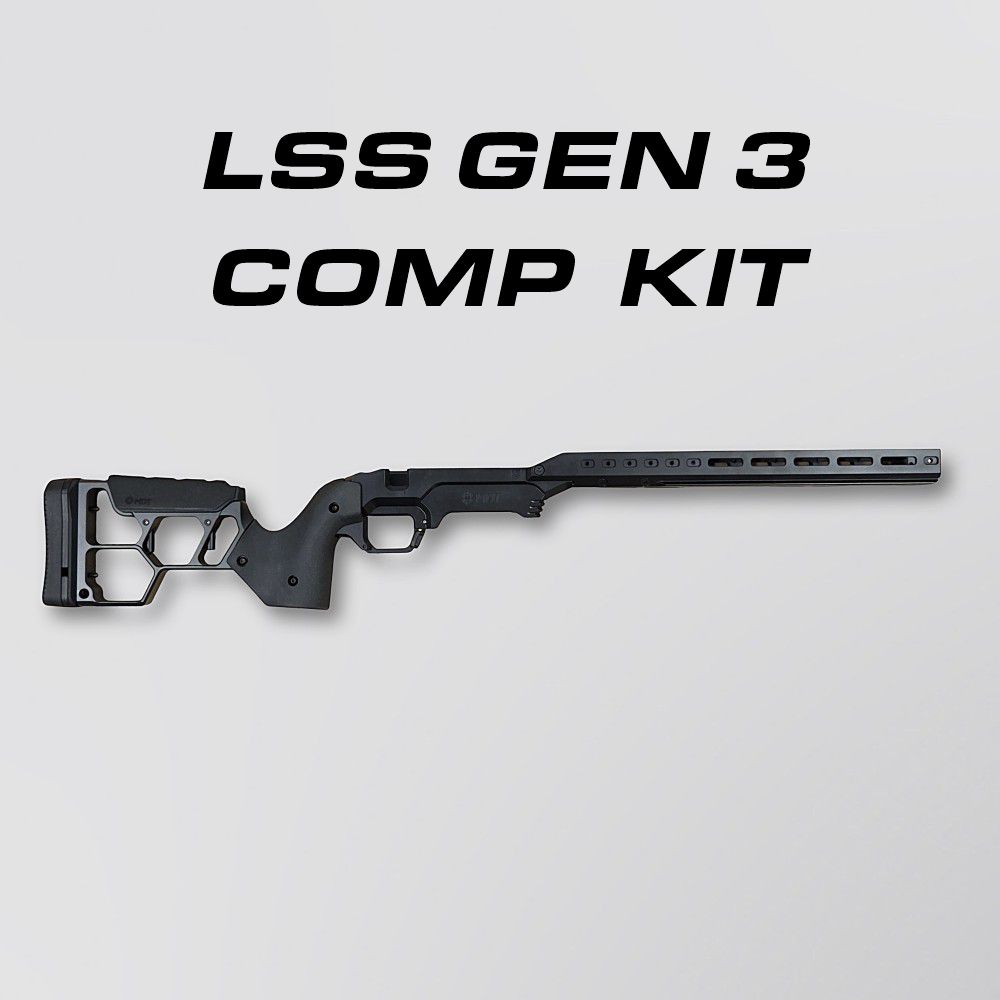 MDT LSS GEN 3 Chassis Kit for Competition and Precision Builds in Black