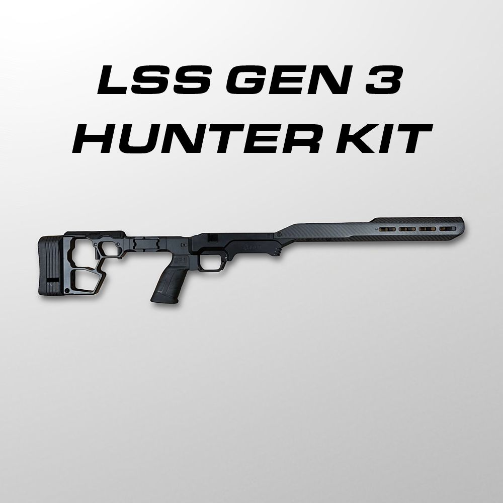 MDT LSS GEN 3 Kit for Hutning Rifle Builds. Lightweight, Folding Stock