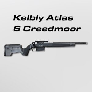 6 creedmoor rifle. Atlas Action, MDT CRBN stock, Carbon fiber Barrel